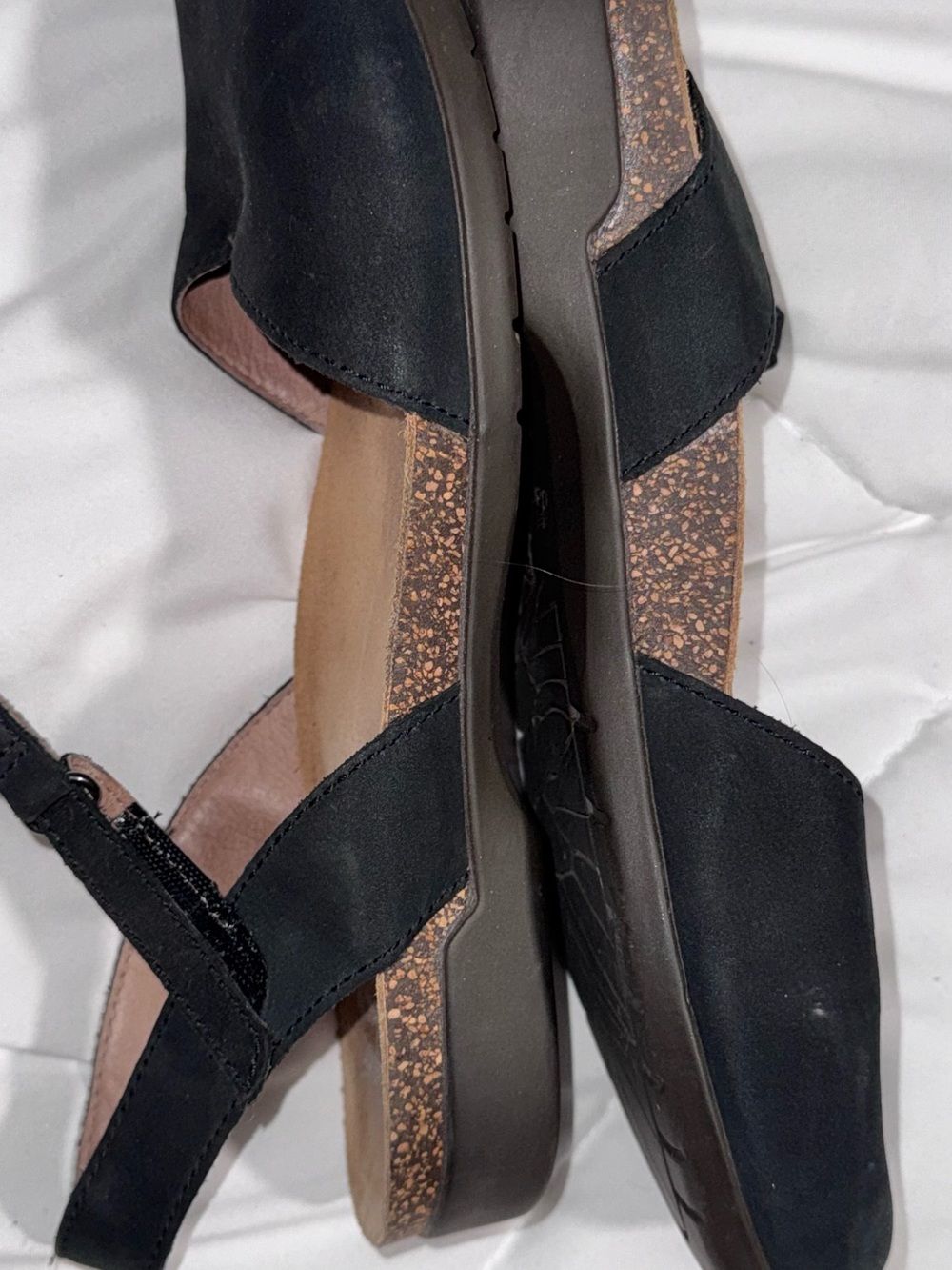 Dansko Rowan Black Slingback Flat closed toe Sandals 39 8.5-9 - Picture 5 of 15